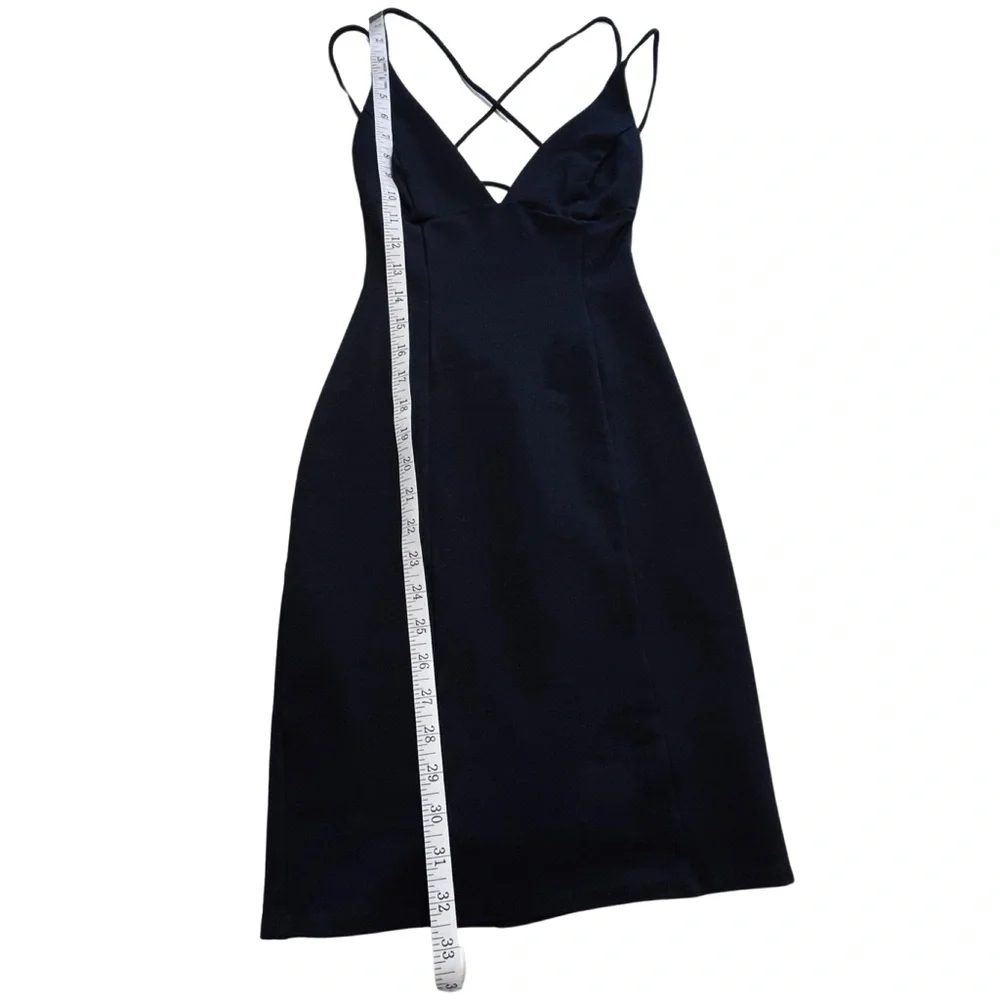 Lulus Be-All Trend-All Backless Black Midi Dress - Picture 6 of 10